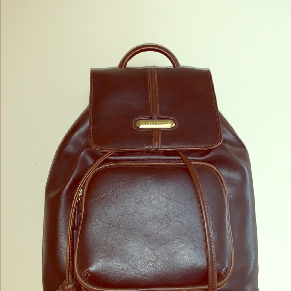 A brand new Liz Claiborne dark brown backpack!
